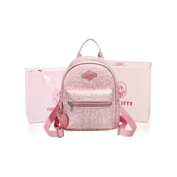 Pivsnu Synthetic Leather Backpack Women's Pink
