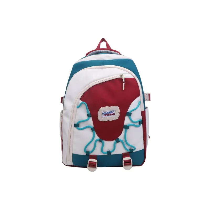 URBAN FOREST Nylon Backpack Regular Unisex Ecru, Black, Fuchsia, Blue-15