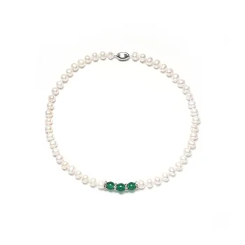 ZHOUBAIFU Pearl Necklaces Unisex