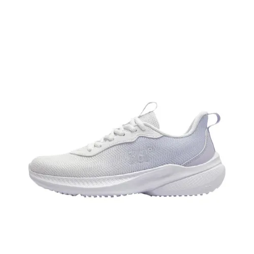 361° Cushioning Abrasion classic Lightweight Low Top Casual running instagram Shoes Women's White Purple