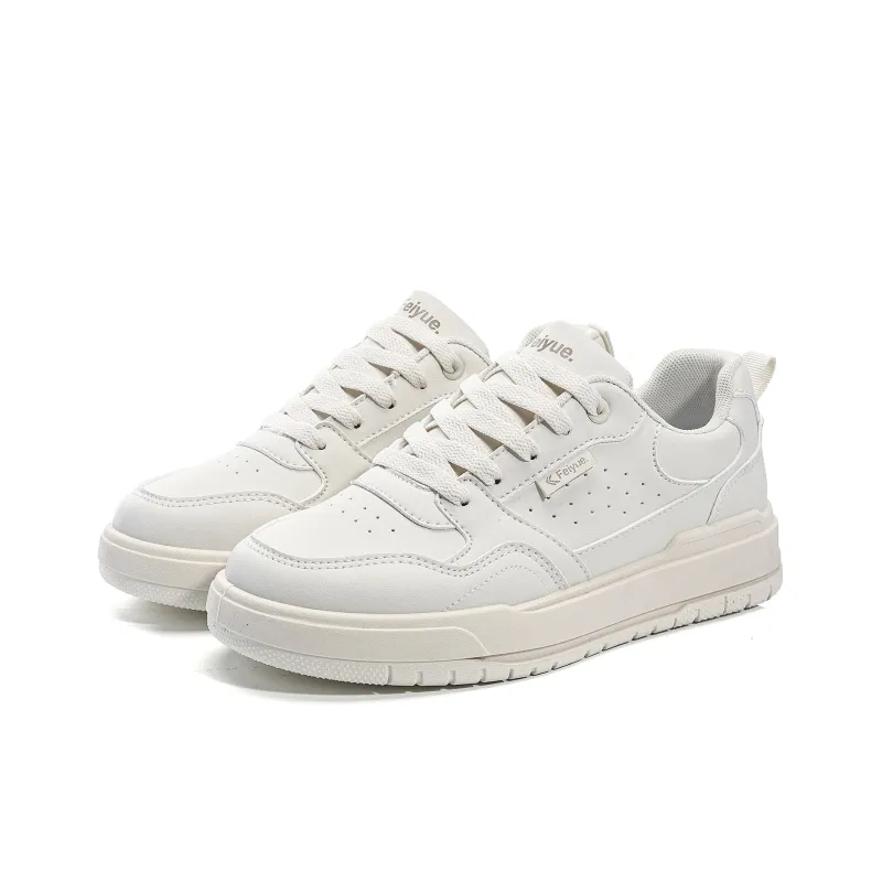 Dafu Leaps Forward Anti Slip And Wear Resistant Lightweight Low Top Skateboard Shoes Women's White-1
