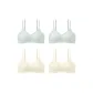 4 Pack Mint Green 2+Milk White 2