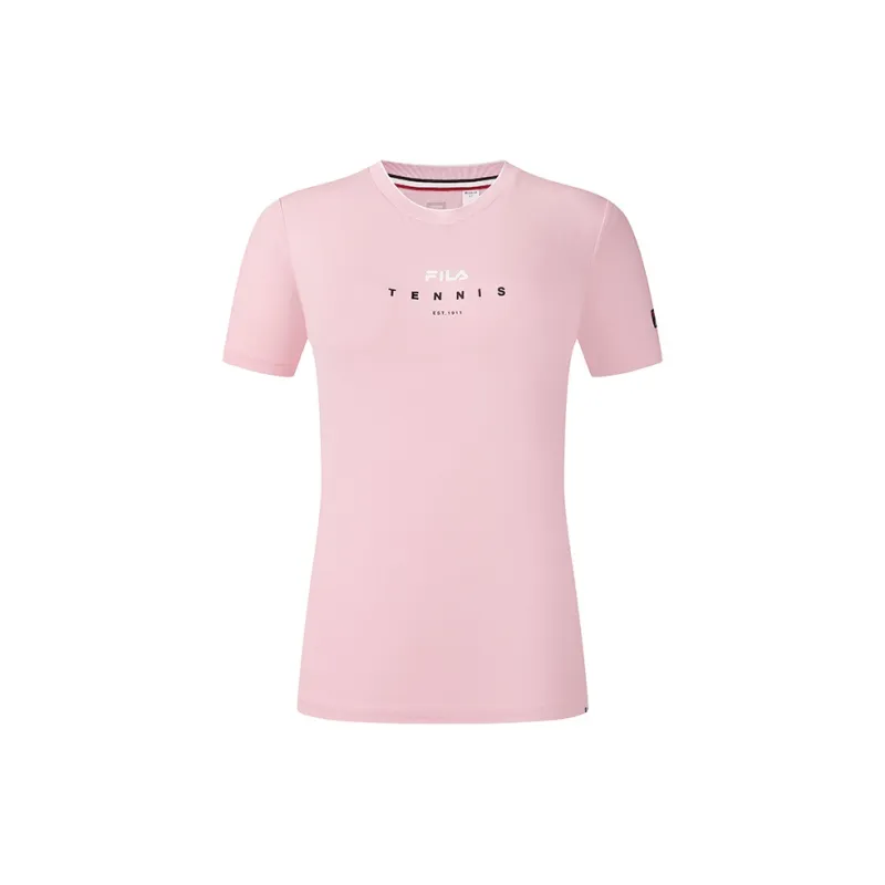 FILA Regular T Shirt Women's Camellia Pink-2