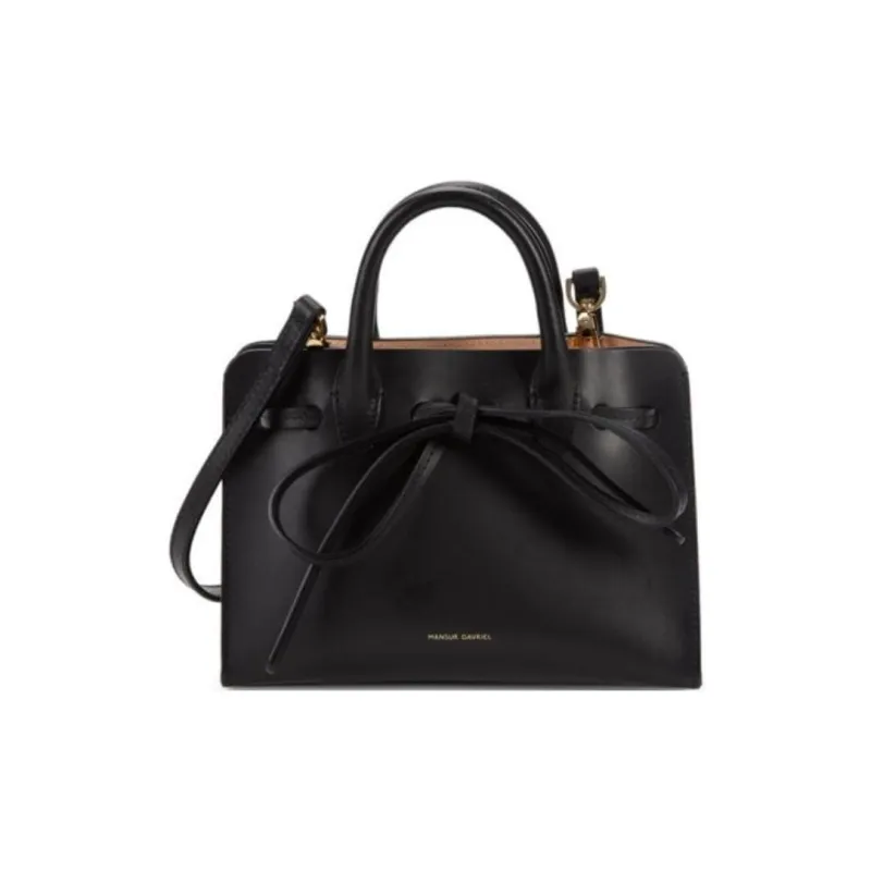 MANSUR GAVRIEL Leather Crossbody One Shoulder Handbags Mini Women's Black Gold-0