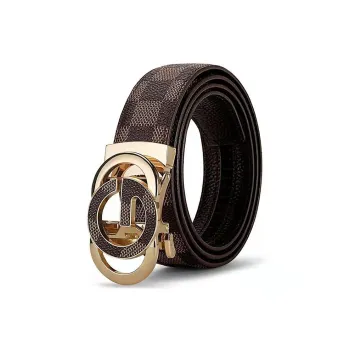 Yalu Preferred Cow Split Leather Belts Men's Width 3.5cm