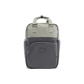 LiNing Casual Backpack Medium Size Unisex Gray Green With Dark Gray