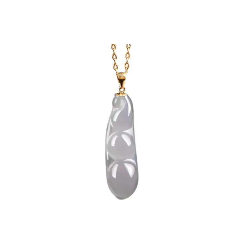 Royal Heaven's Choice Hetian Jade Pendants Green Jade Unisex-5