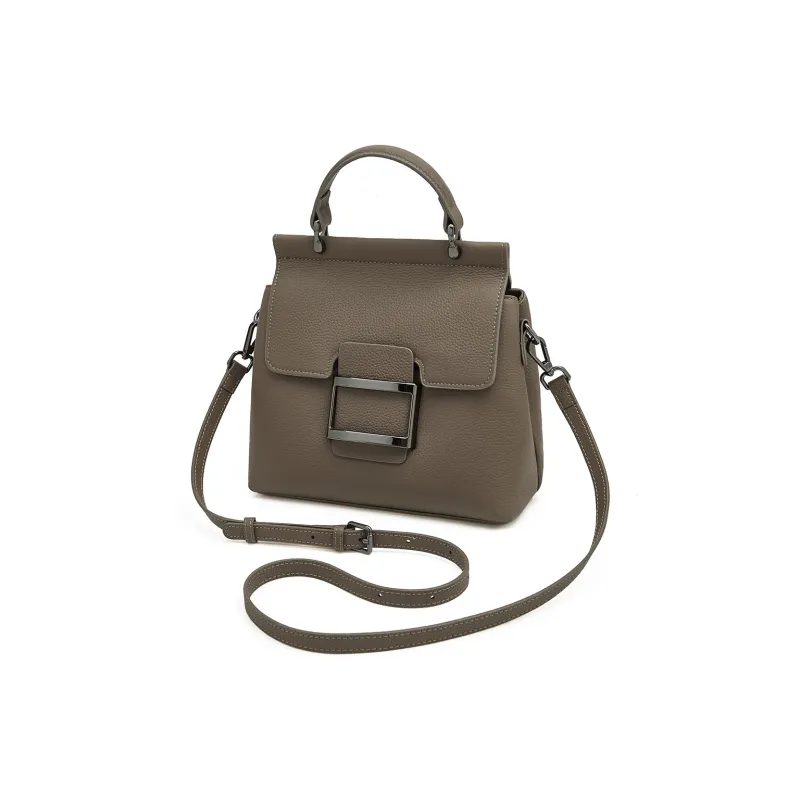 Old Man's Head Synthetic Leather Shoulder Bag Crossbody Bag Handbag Women's Black/Gray-3