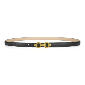 Yamaichi Maru Cow Leather Leather Belts Women's 1.5cm