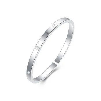 Furunlai 999 Fine Silver Bangles Unisex