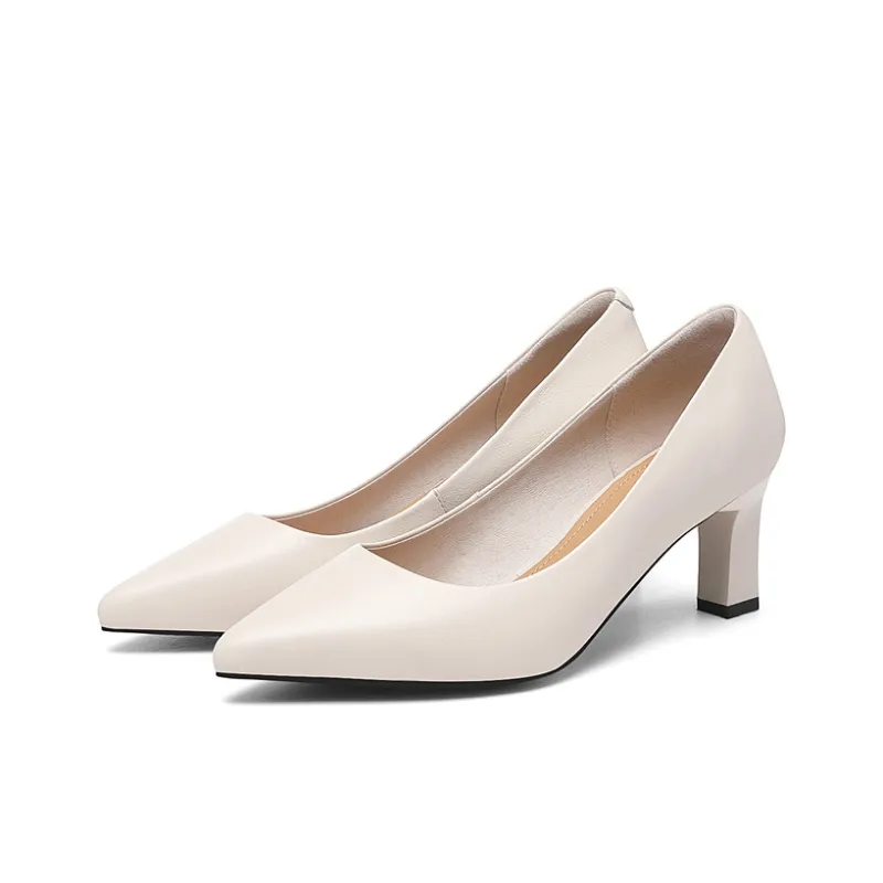 Golden Silk Rabbit High Heels Women's-8