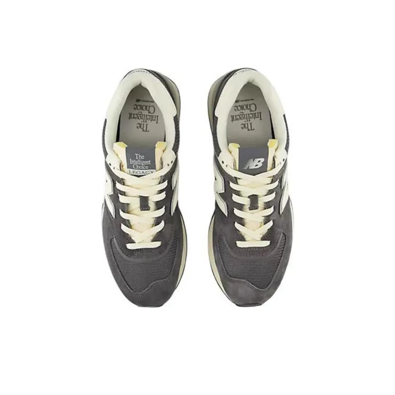 New Balance 574 Legacy Anti Slip Wear Resistant Low Top Running Shoes Unisex Gray-3