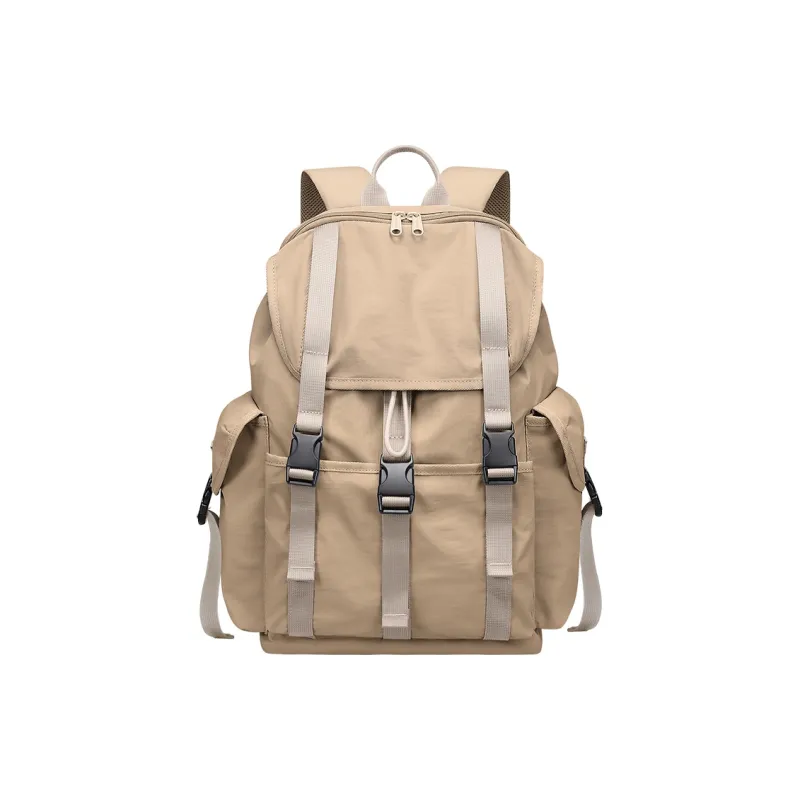 V.NINE Fabric Backpack Regular Unisex Khaki/Obsidian Black-2