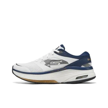 Skechers Go Walk Distance Walker Low Top Training Shoes Men's White Marine Blue