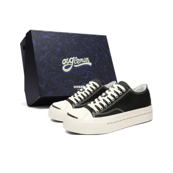 OUGLEMEN Slip Resistant Impact Resistance Wear Resistant Low Top Skateboard Shoes Unisex Box Included