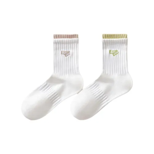 Temooues Mid Calf Socks Women's Combo Set