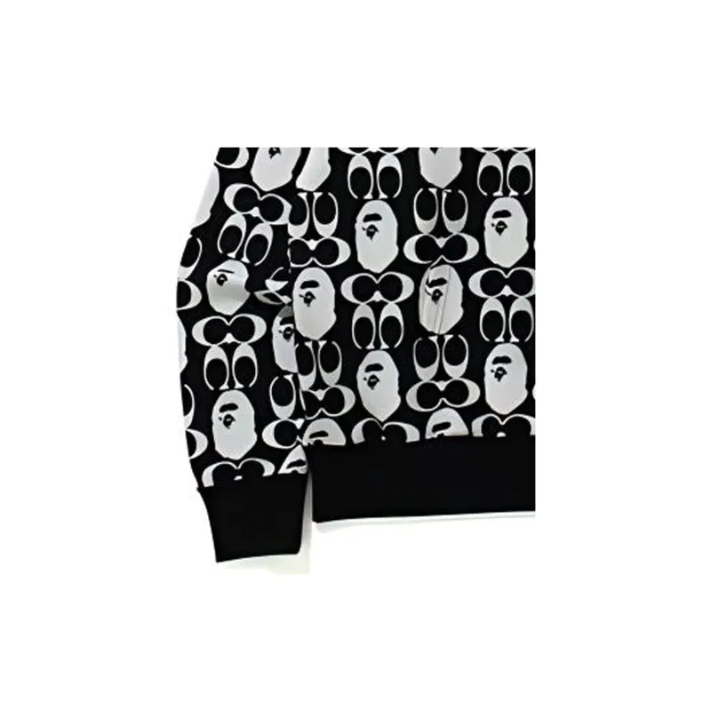 A Bathing Ape X COACH Sweatshirts Men Black-2