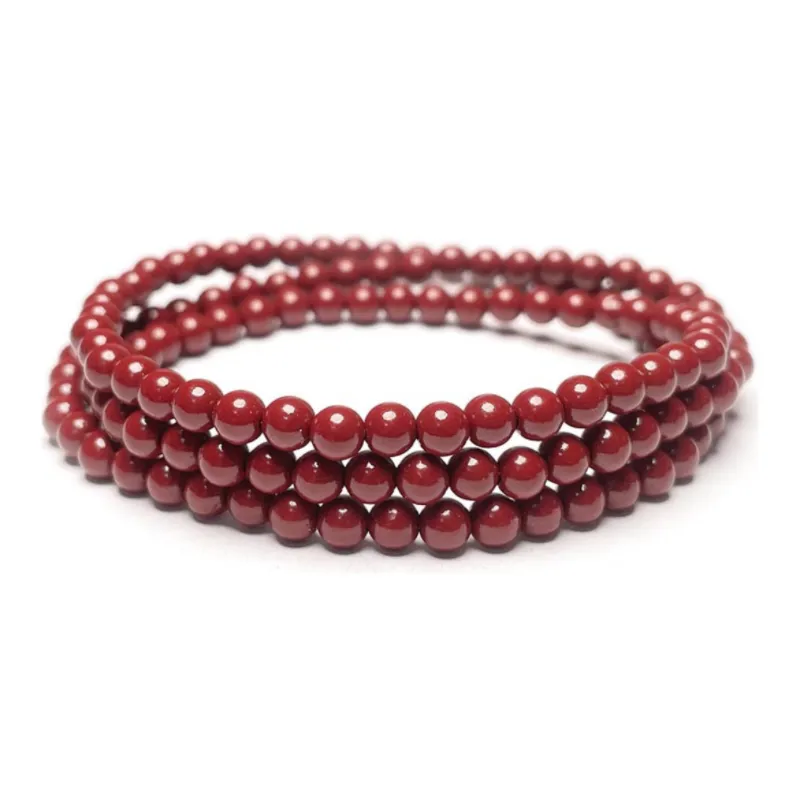 TANGSHU Cinnabar Jade Bracelets Unisex-4