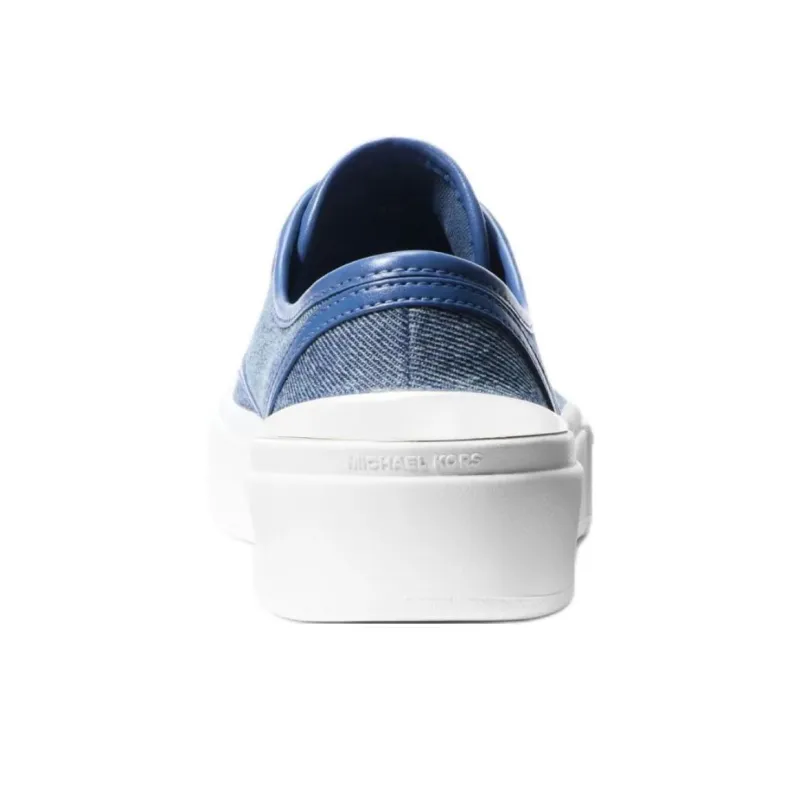 MICHAEL KORS Jude Low Top Canvas Shoes Women's Denim Blue-2