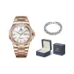 Men's Steel Band Rose Dial