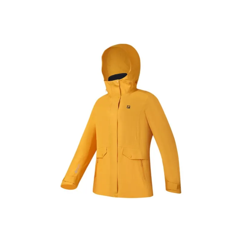 FILA EXPLORER SS25 Jackets Coats Women's Tangerine Peel Yellow-1