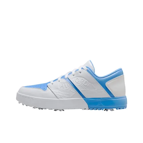 JORDAN Nu Retro 1 Low Golf White University Blue Women's