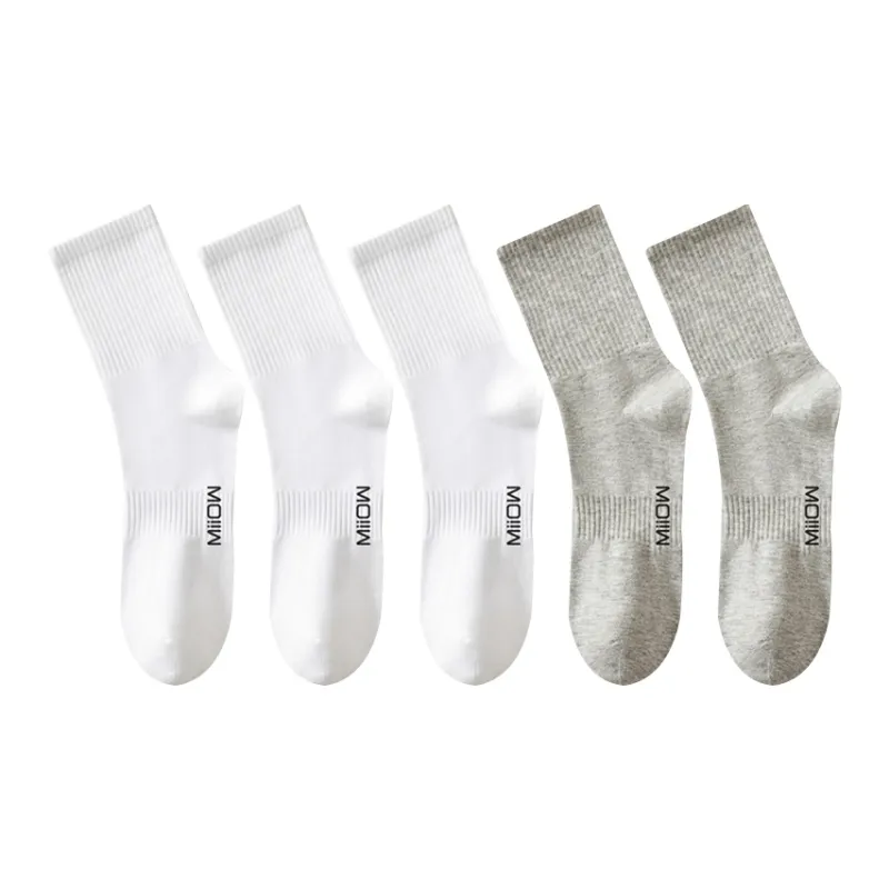 MIIOW Knee High Socks Men's 5 Pack-6