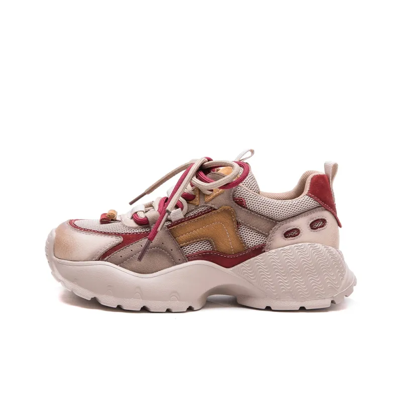Jay Breathable Low-Top Chunky Sneakers Women's-0