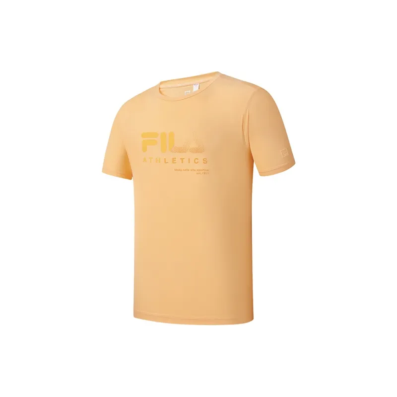 FILA Fitness Series T Shirt Men's Light Tender Orange-2