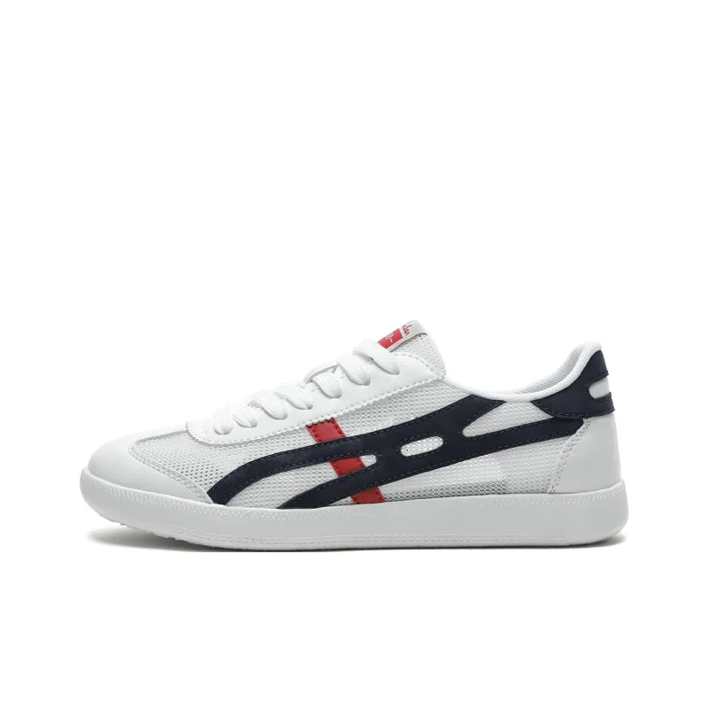 Mulinsen White Sneakers Abrasion Resistant, Breathable, Lightweight Low Top Casual Shoes Men's-0