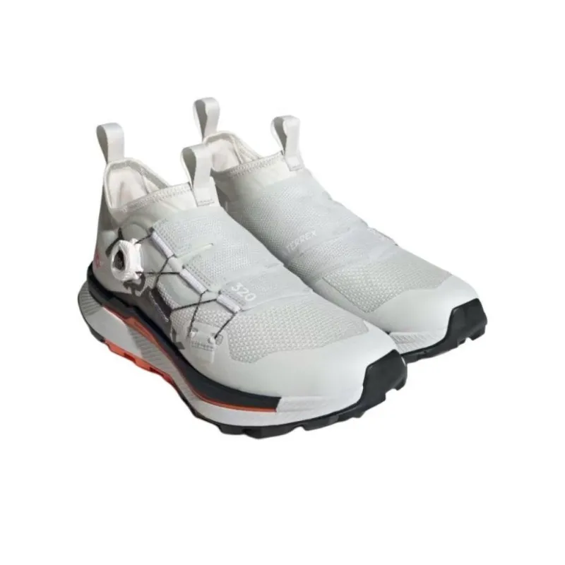 Adidas Terrex Agravic Pro Anti-Slip Wear-Resistant Low-Top Running Shoes Unisex Gray Black Orange-2