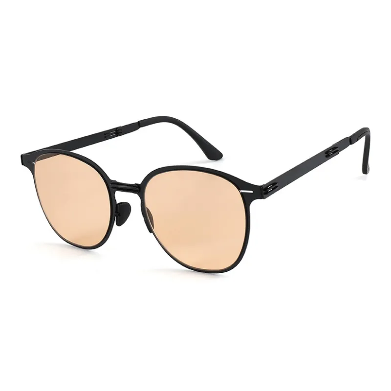 JEKA Metal Oval Sunglasses Unisex-1