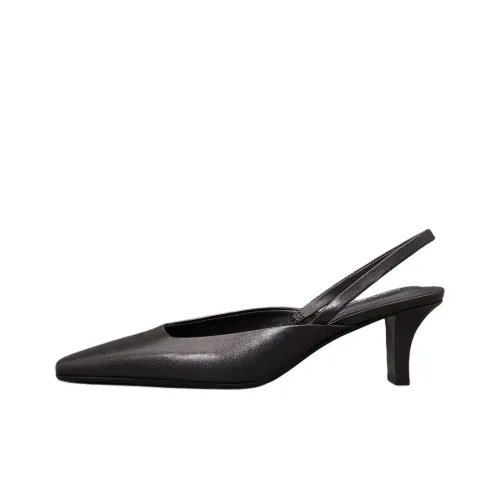 CALVIN KLEIN Theed Ules Block Heel High Heels 5.5cm Women's Black