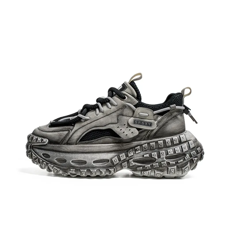 HACKBUTEER Low Top Chunky Sneakers Men's Box Included-1