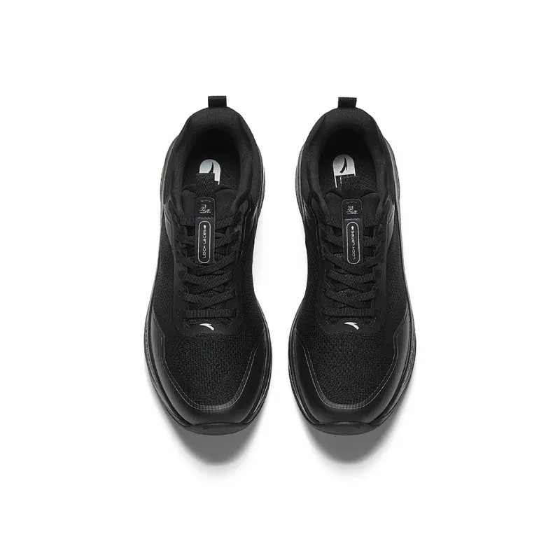 CHAOJIANTA Cushioned Slip-Resistant Abrasion-Resistant Low-Top Training Shoes Men's Basic Black-2