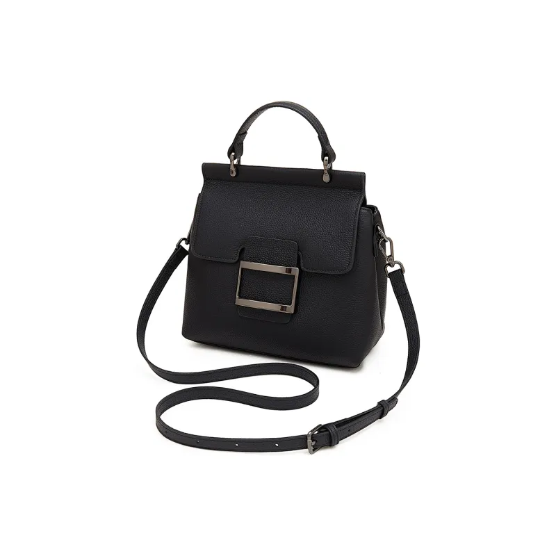 Old Man's Head Synthetic Leather Shoulder Bag Crossbody Bag Handbag Women's Black/Gray-8