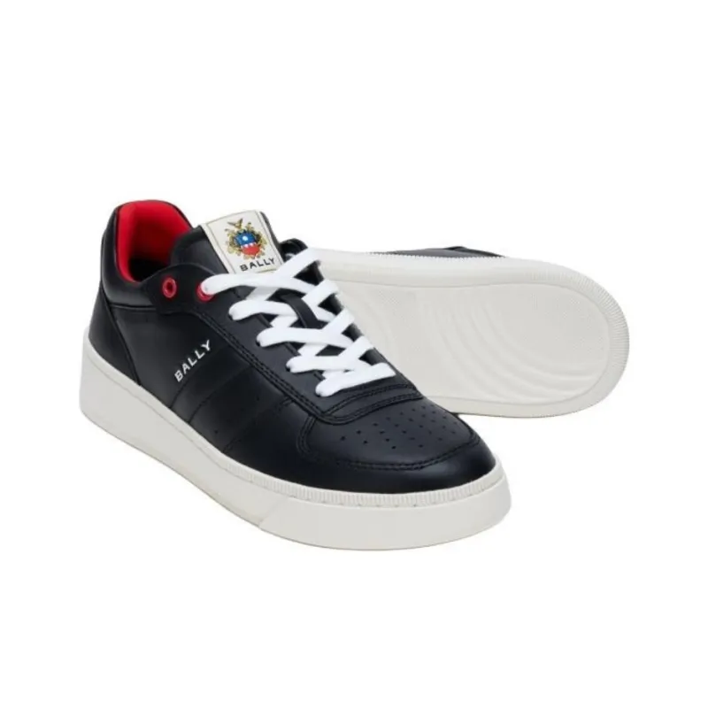 BALLY Raise Series Low Top Skateboard Shoes Men's Black-4