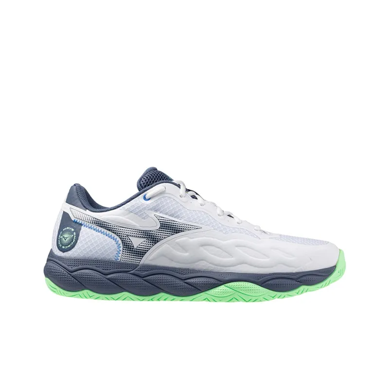 Mizuno Wave Enforce Cushioned Wear-Resistant Coverage Low-Top Tennis Shoes Unisex White-1
