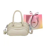 Cream White Shopping Bag without Charm