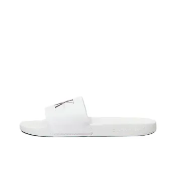 CKJ CALVIN KLEIN JEANS Slide Slippers Men's White