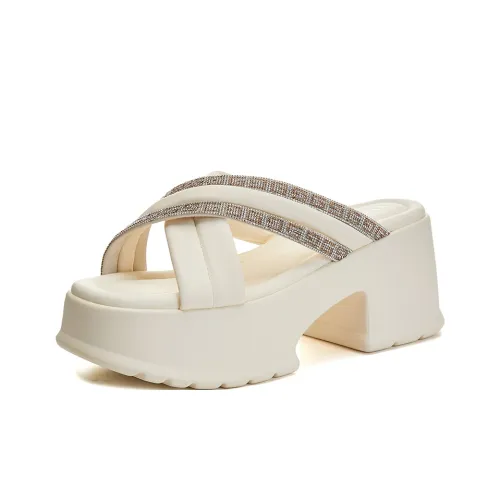 POOQ Slip Resistant Slide Slippers Women's