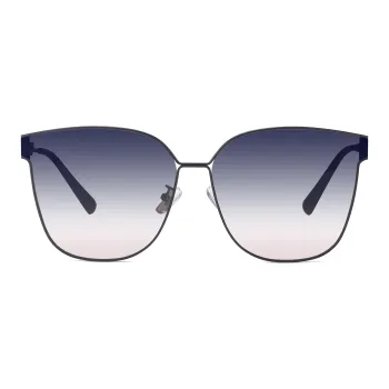 PULAIS Alloy Plate Frame Square Sunglasses Unisex