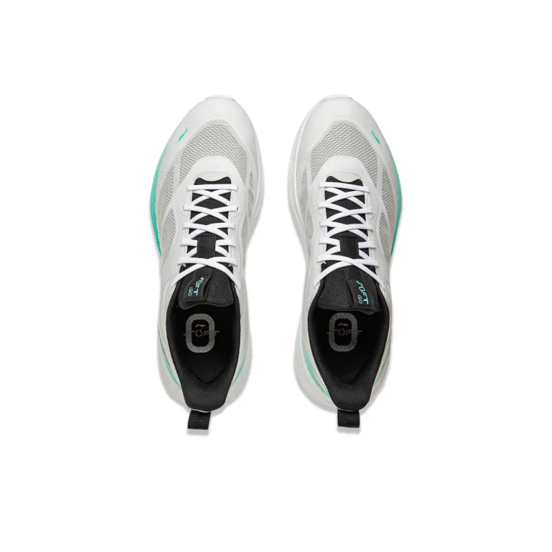 LiNing Abrasion Resistant Coverage Lightweight Low Top Casual Shoes Men's Standard White-3