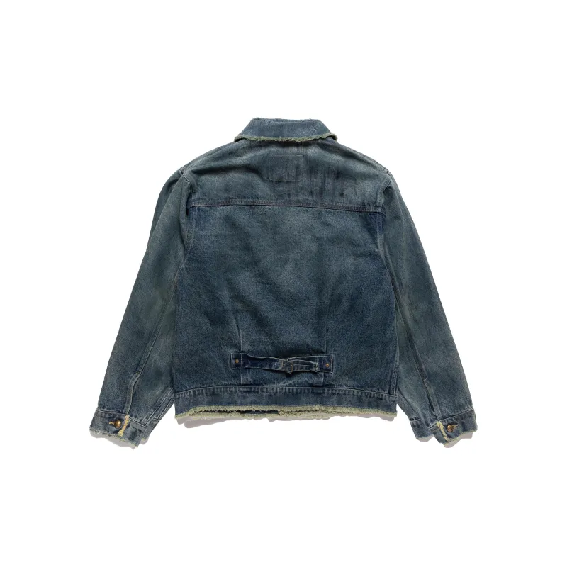 CEEC LA 25SS Denim Jacket Unisex Blue-7