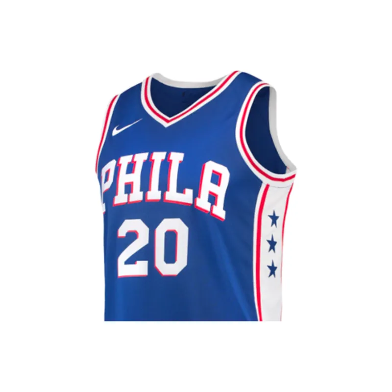 Nike Basketball Jerseys Men Blue-3