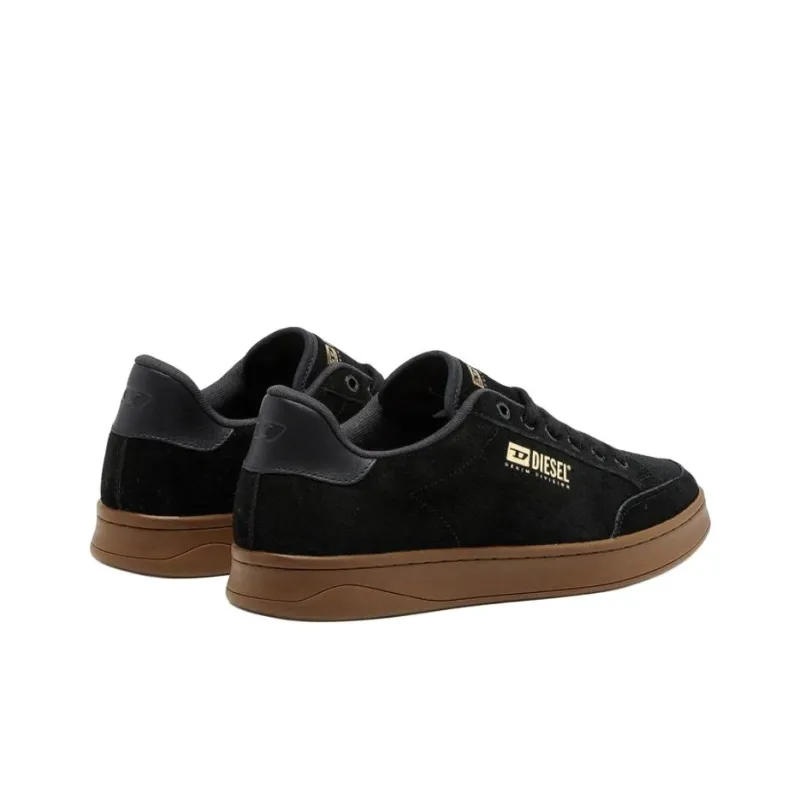 DIESEL S Athene Low Top Skateboard Shoes Men's Black-4