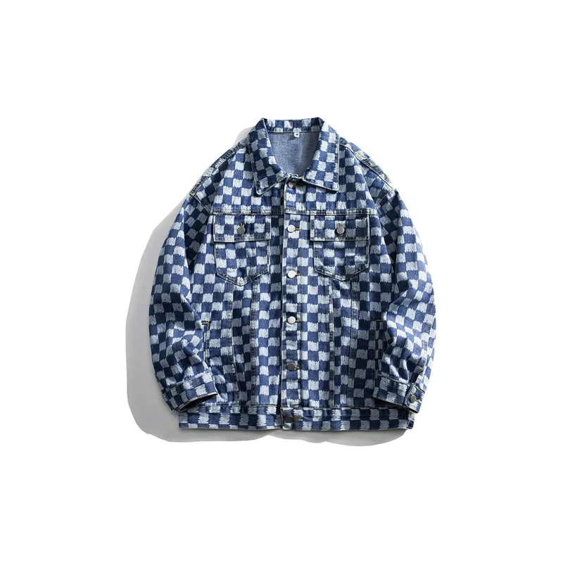 Ang2 Stu Denim Jackets Unisex-3