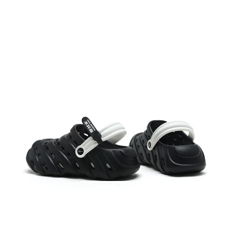 Mulinsen Clogs Men's Black White-3