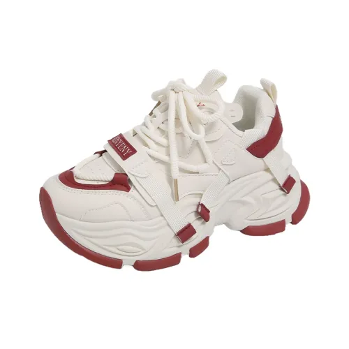 GEJIANI Wear Resistant Height Increasing Low Top Chunky Sneakers Women's