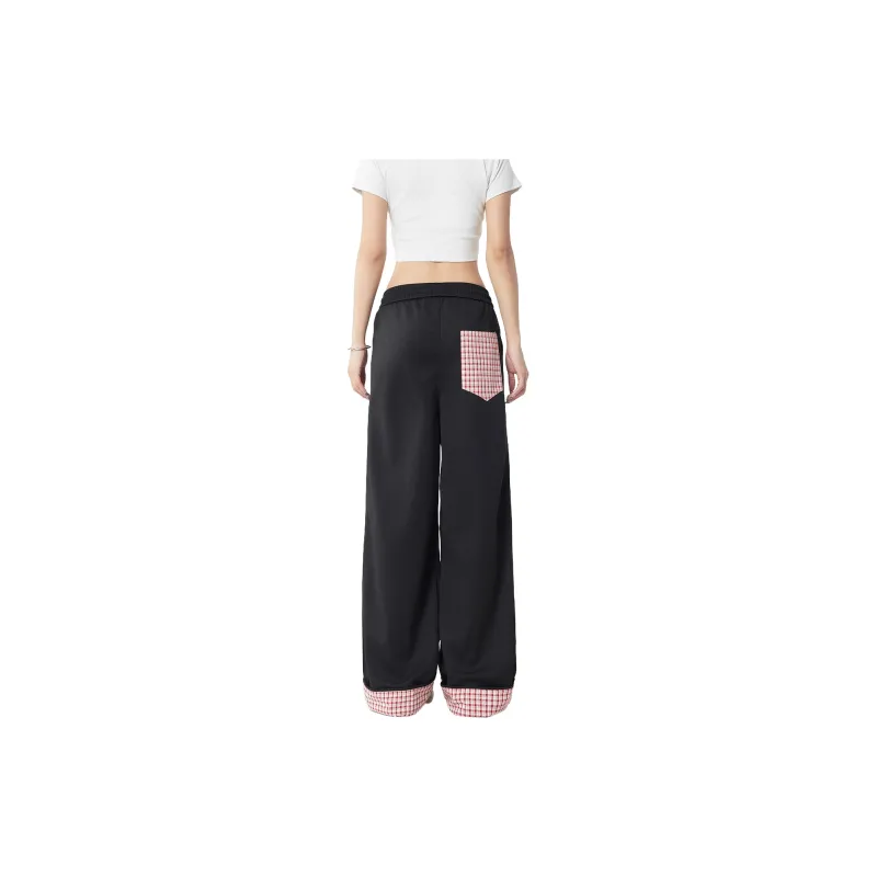 SIMPLE RIMLESS/SRME Casual Pants Unisex Black-1